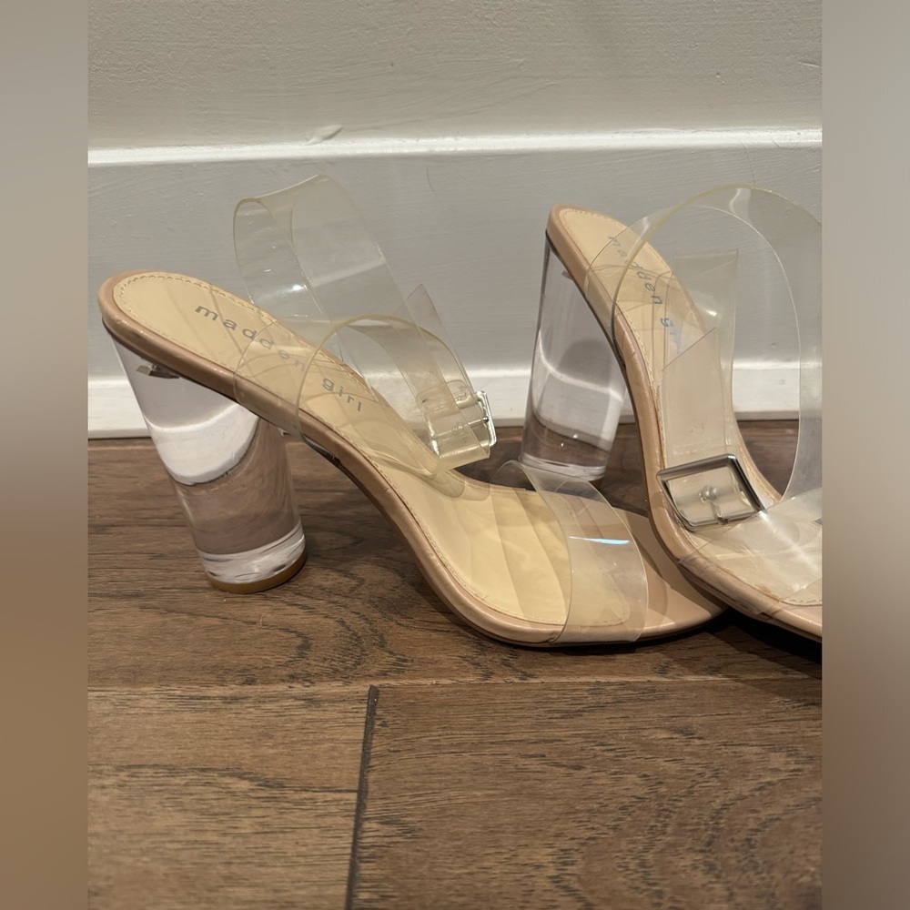 Madden Girl Clear Hanna Heels